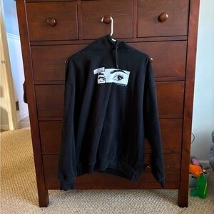 Brandy Melville Black Oversized Hoodie